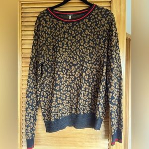 Scotch & Soda Metallic Leopard print Sweater